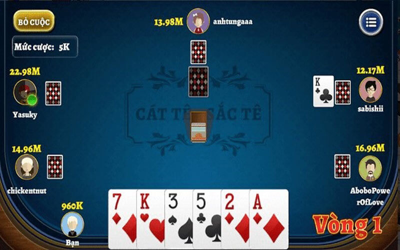 game đánh bài catte online